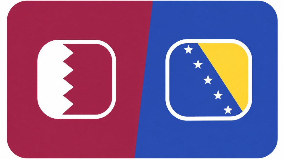 2026 World Cup: Qatar vs Bosnia & Herzegovina - Match 52 (Group B)